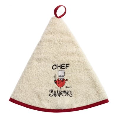 Round K-Towel Chef Shadoks Ivoire Diameter 60