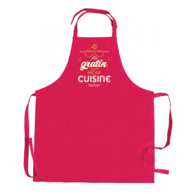 Peps Recycle Apron With Pocket Le Gratin Rose 90 X 72