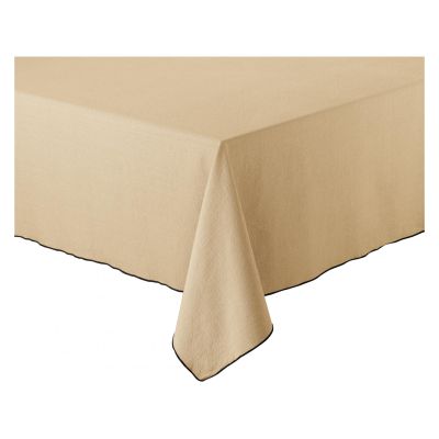 Grace recycled tablecloth Camel 140 X 250