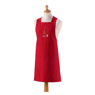 Japanese Apron Recycled Eiffel Tower Rouge 125 X 85