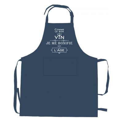 Cooking apron I'm getting better with recycled age Indigo 72 X 90