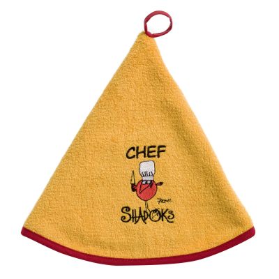Round K-Towel Chef Shadoks Jaune Diameter 60