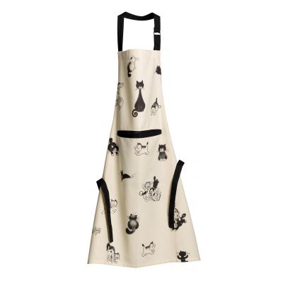 Apron Dubout Multi Chatons Ficelle 72 X 85