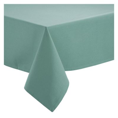 Table Cloth Gamme Unie Organic Vert De Gris 150 X 250